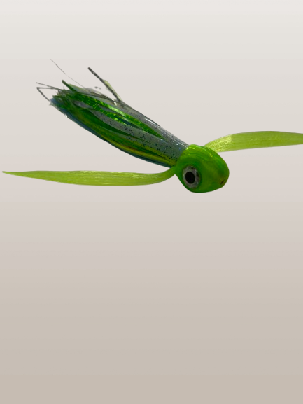 *Rigged* Green/Clear Lure