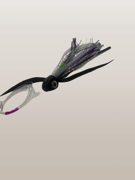 *Rigged* Black/Purple Lure