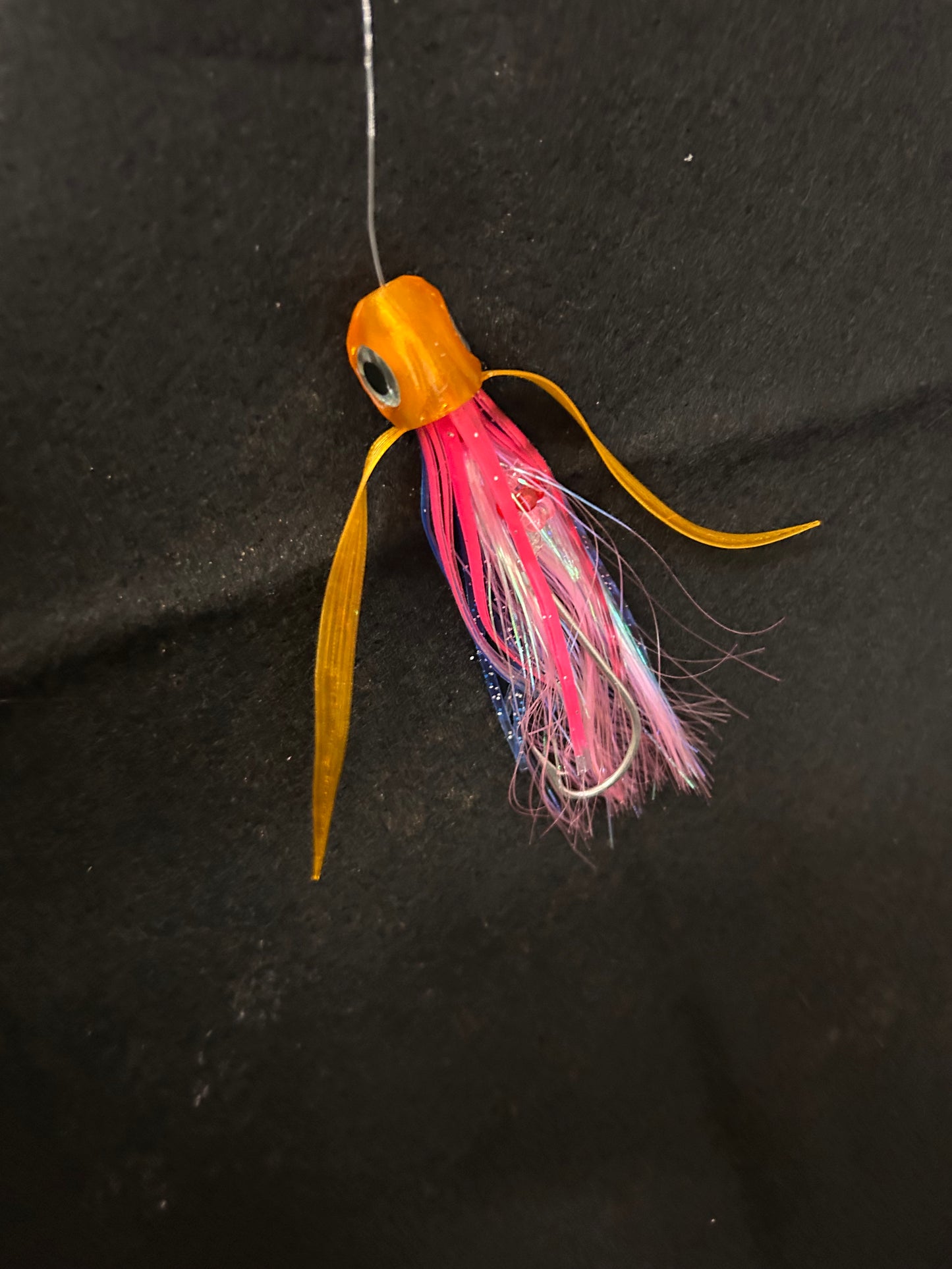 Small *Rigged* Orange/Pink/Blue Lure