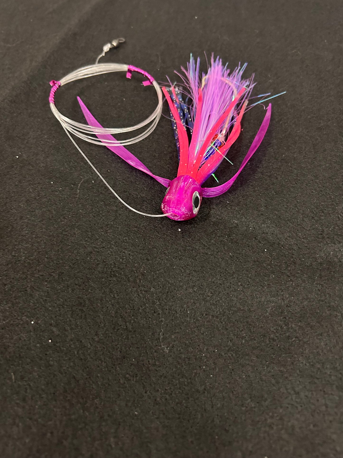 Small *Rigged* Purple/Blue/Pink Lure